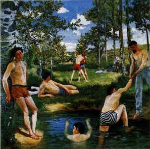Frederic Bazille Summer Scene France oil painting art
